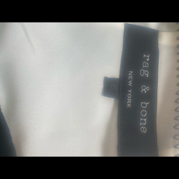 RAG & BONE Suede Skirt with Gold Zippers. Size 8 - Picture 4 of 8